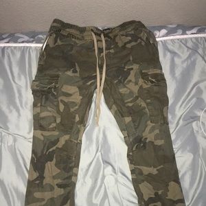 camo joggers